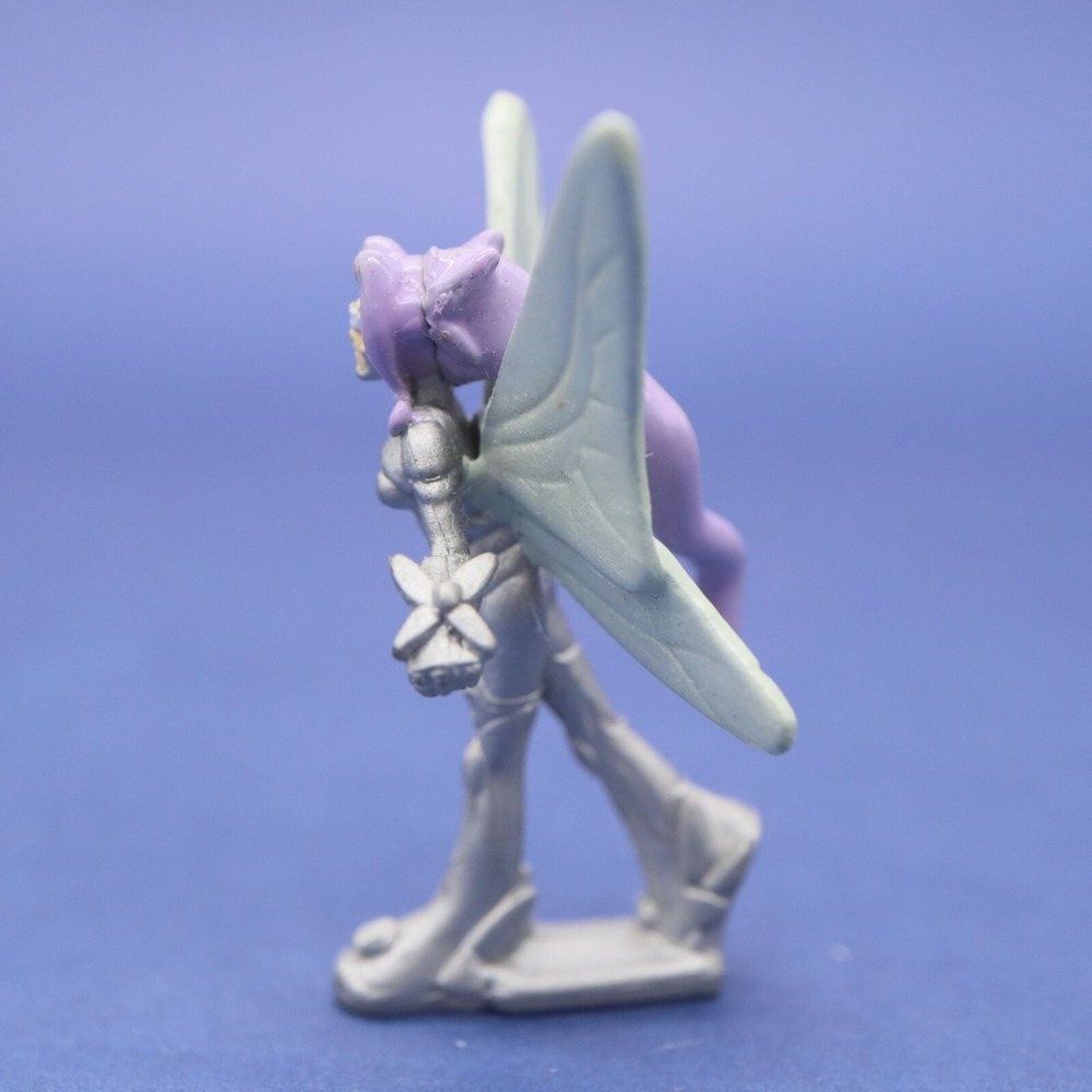 2002 Bandai H-T Digimon Digital Monsters Silver Fairimon Kazemon Mini Figure - Picture 5 of 9